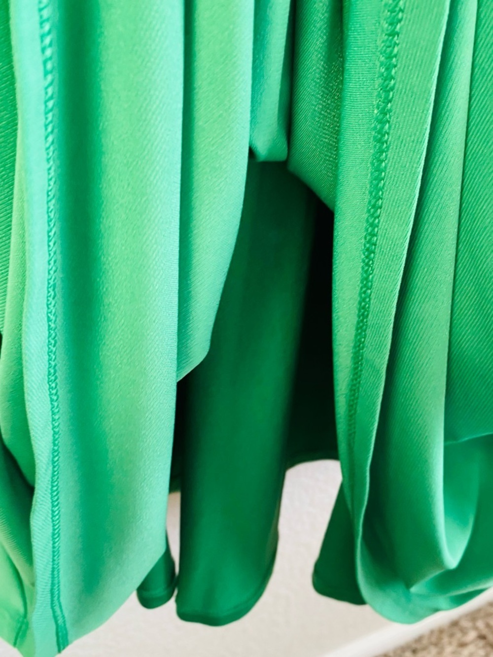 WHBM Green Embroidered Halter Midi Dress Size 8 - Picture 8 of 8